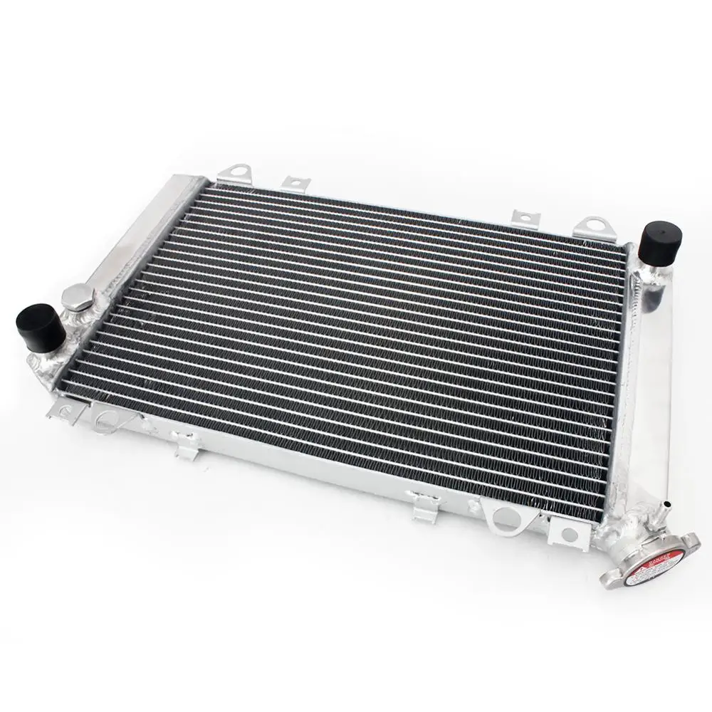 

BIKINGBOY ATV UTV ALU Core Water Engine Cooling Water Cooler Radiator For Kawasaki KAF 620 Mule 3000 3010 3020 KAF 950 Mule 3010