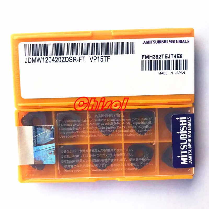 Mitsubishi JOMW06T215ZZSR-FT VP15TF 10Pcs CARBIDE INSERTS