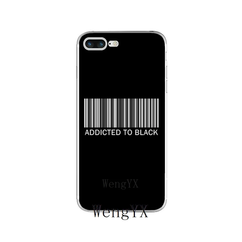 Art Black And White Aesthetic Slim Silicone Tpu Soft Phone Case
