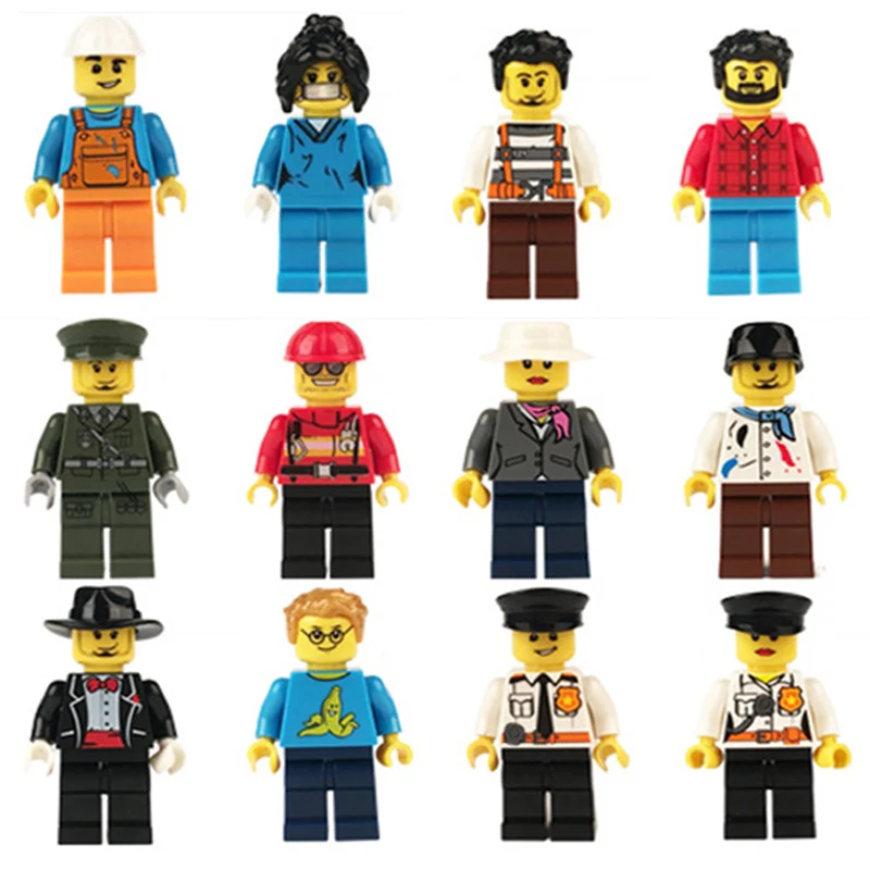 24pcs/set Building Block Marvel DC DIY Legoinglys Models Mini Action Movie Figures Toys Baby Friends Gift Toys For Children