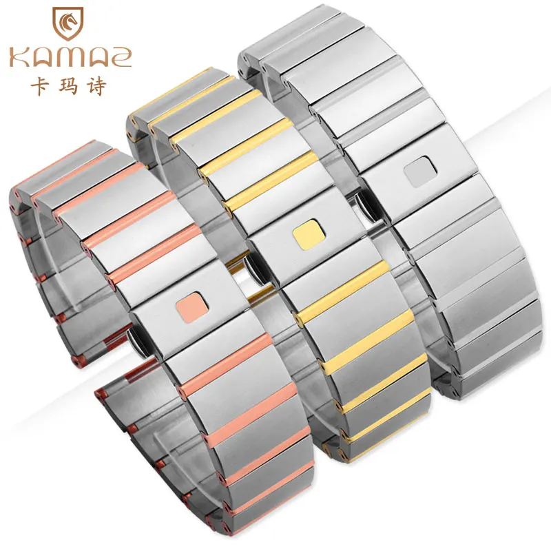 

Stainless steel with solid steel strap, 18mm 23mm 25mm Men and Women with Double Eagle Series quality assurance steel strap