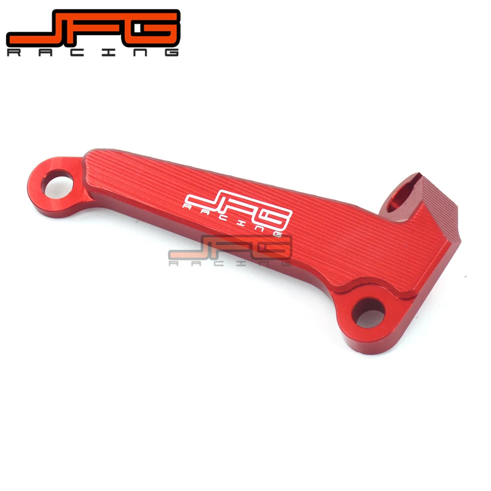 

Motorcycle CNC Red Engine Clutch Cable Line Clamp Bracket For HONDA CRF250R 2014-2017 2014 2015 2016 2017 Dirt Bike