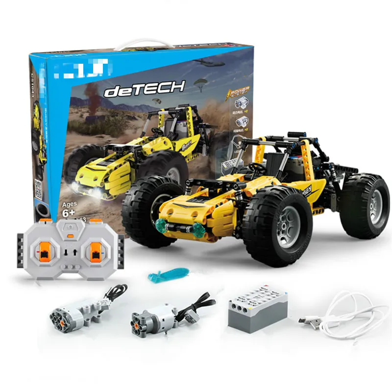 

522 PCS Technic Series RC Car Model Racing Car DIY Building Block Car Brick Toys For Children Compatible with Legoed