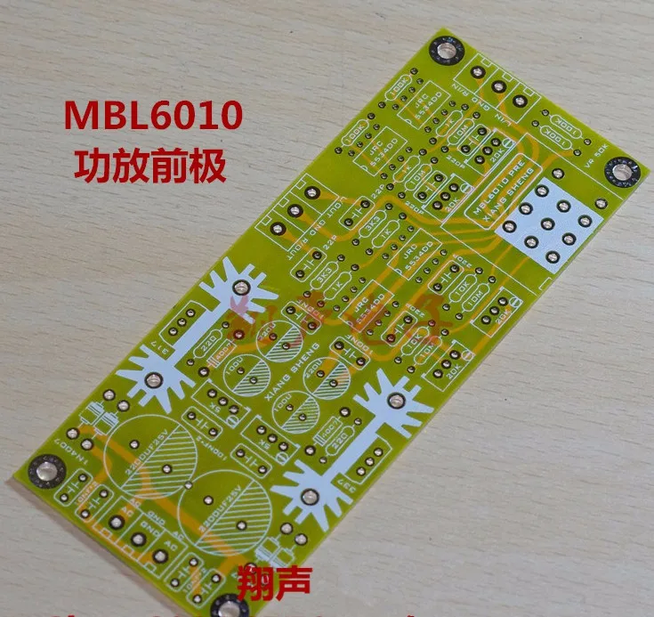 Быстрая Бесплатная Доставка 2 шт./лот mbl6010 платы усилителя 5534 pre-AMP pcb пустышка Предварительный усилитель