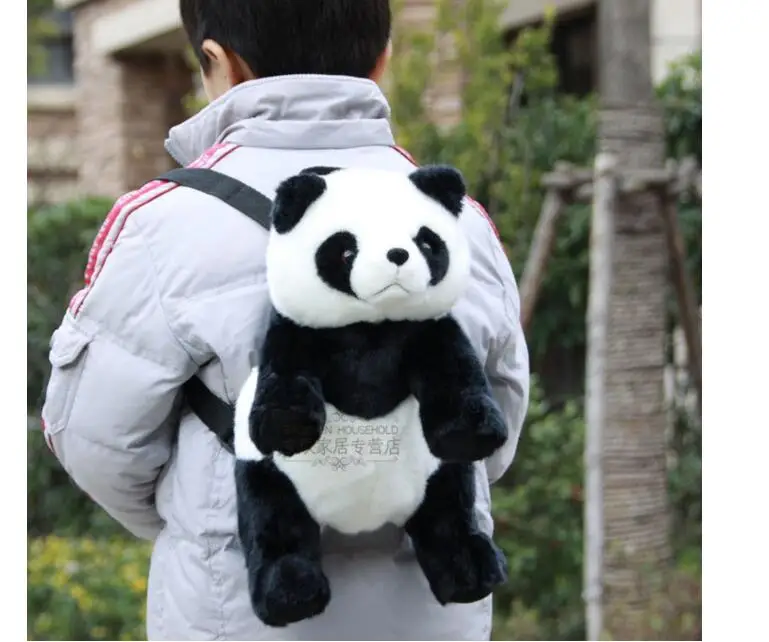panda plush backpack