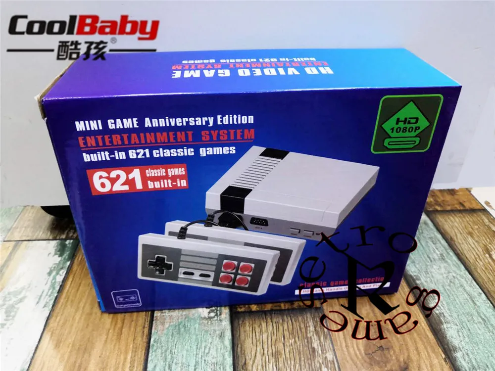 

New Mini Game Console Retro Mini TV Handheld Game Console Games Built-in 621 Different Games With HDMI Output PAL&NTSC
