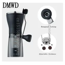 DMWD бытовая ручная кофемолка моющаяся керамическая шлифовальная машина ручной шлифовальный станок portablev