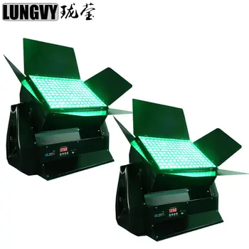 

Free Shipping 2pcs/lot IP65 Waterproof 180x3W RGB 3 in 1 LED City Color Light with Flight Case Outdoor Led Wall Washer Light