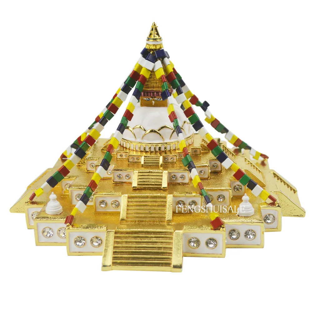 Bejeweled Boudhanath Stupa Fengshuisale красный браслет W3202 | Дом и сад