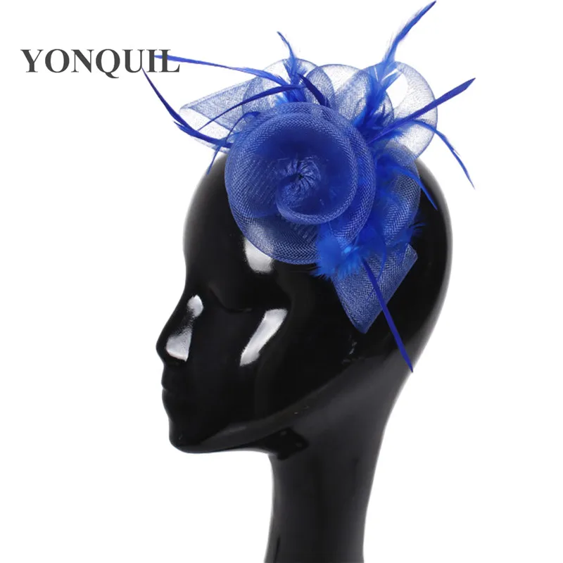 Высокое качество шляпы fascinator красивые гребни модные аксессуары дизайн волос чародей головной убор случаю вечерние головные уборы FS37