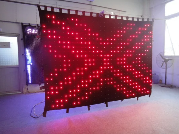 

P10cm 1.15m high*3m width alibaba express stage backdrop flexible led video curtain