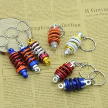 Super good quality Metal Key Chain Motorcycle Turbine Bag Car Ornaments Car Auto Tuning Parts Shock