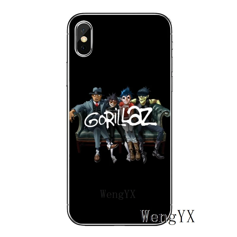 Мультфильм Gorillaz лодка для Xiaomi Redmi S2 5 6plus 4 Pro 6A 4A 4x Примечание 6 5 5A 4 3 Pro Pocophone F1 чехол мягкий чехол для мобильного телефона C чехол s - Цвет: Gorillaz-A-06