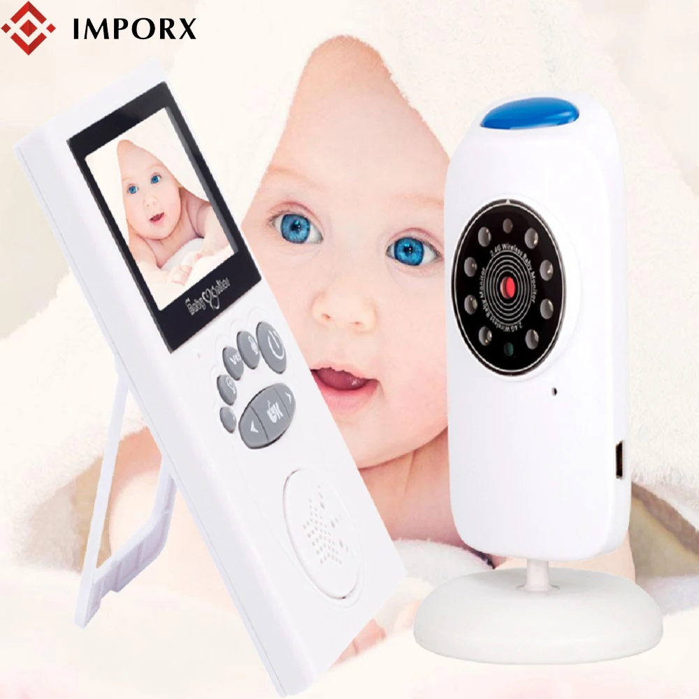 

IMPORX New Wireless LCD Audio Video Baby Monitor Radio Nanny Music Intercom IR 24h Portable Baby Camera Baby Walkie Talkie Baby