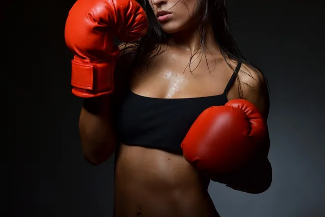 Sexy boxing girl