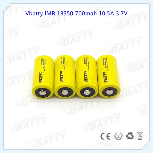18350 700mah 3.7V 8