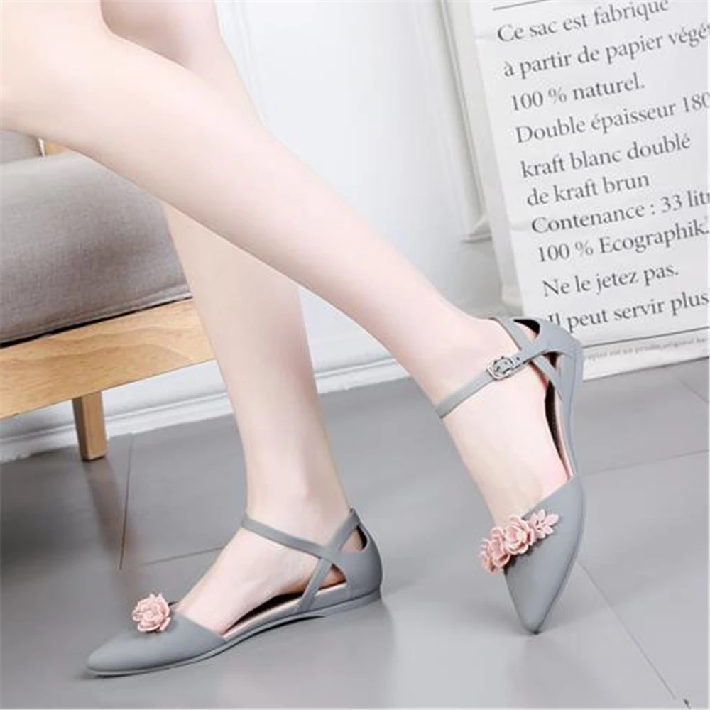 Aliexpress.com : Buy 2018 new plastic buckles plastic sandals flat ...