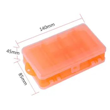 

5/6/10/12 Compartments Mini Fishing Lure Spoon Hook Rig Bait Storage Case Tackle Box Fish Lure Pocket Tackle Bait Box