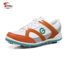 

TTYGJ Golf Shoes Women Waterproof Leather Shoes Zapatos De Mujer Sneakers On a Platform Golf Hombre Free Shipping