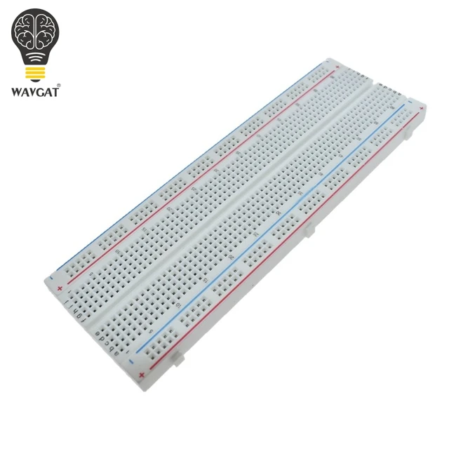 wavgat high quality breadboard 830 point solderless pcb bread boardwavgat high quality breadboard 830 point solderless pcb bread board mb 102 mb102 test develop