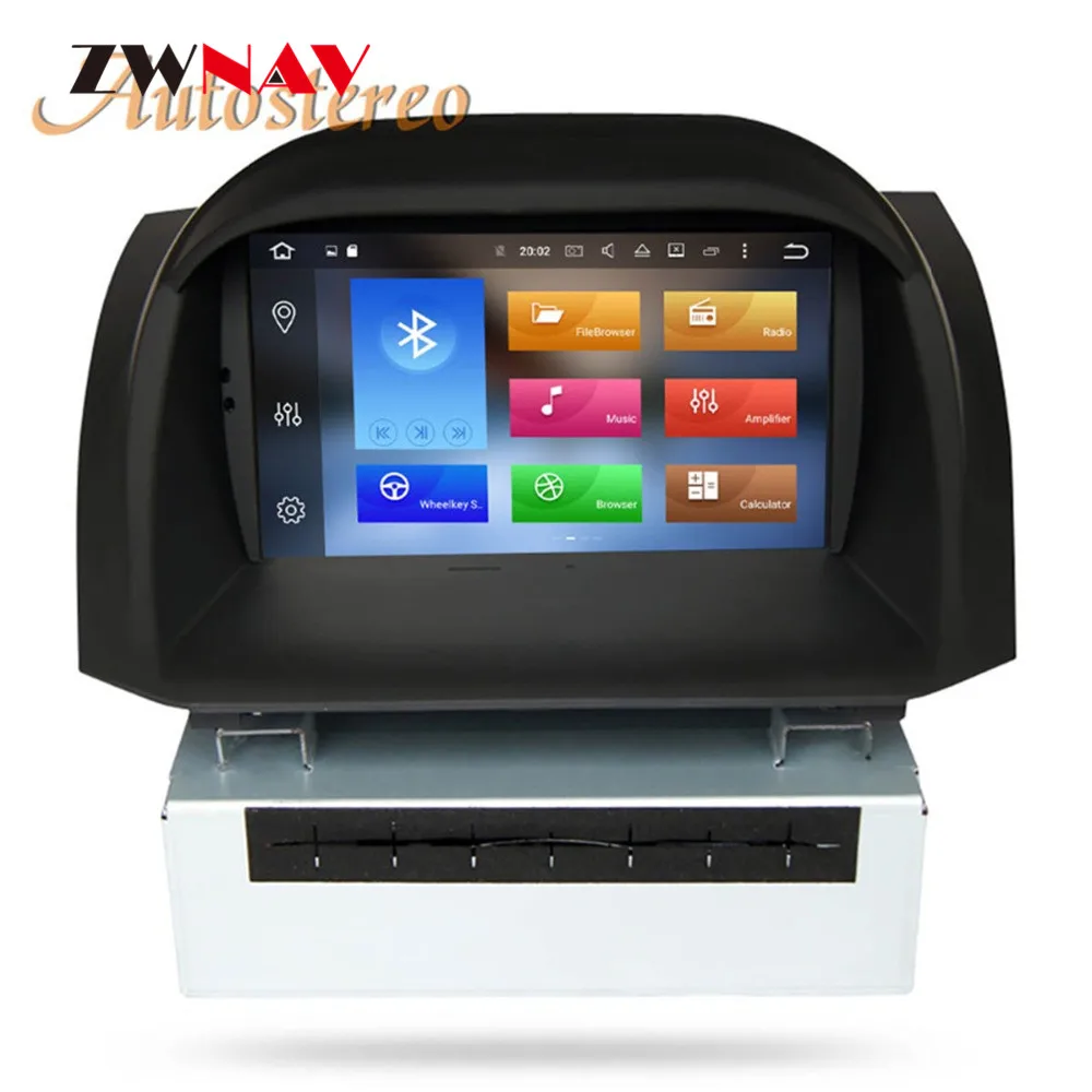 Excellent ZWNAV Android 9.0 Car DVD Stereo For Ford Fiesta 2013 2014 2015 2016 Auto Radio GPS Navigation Audio Video Multimedia Headunit 4