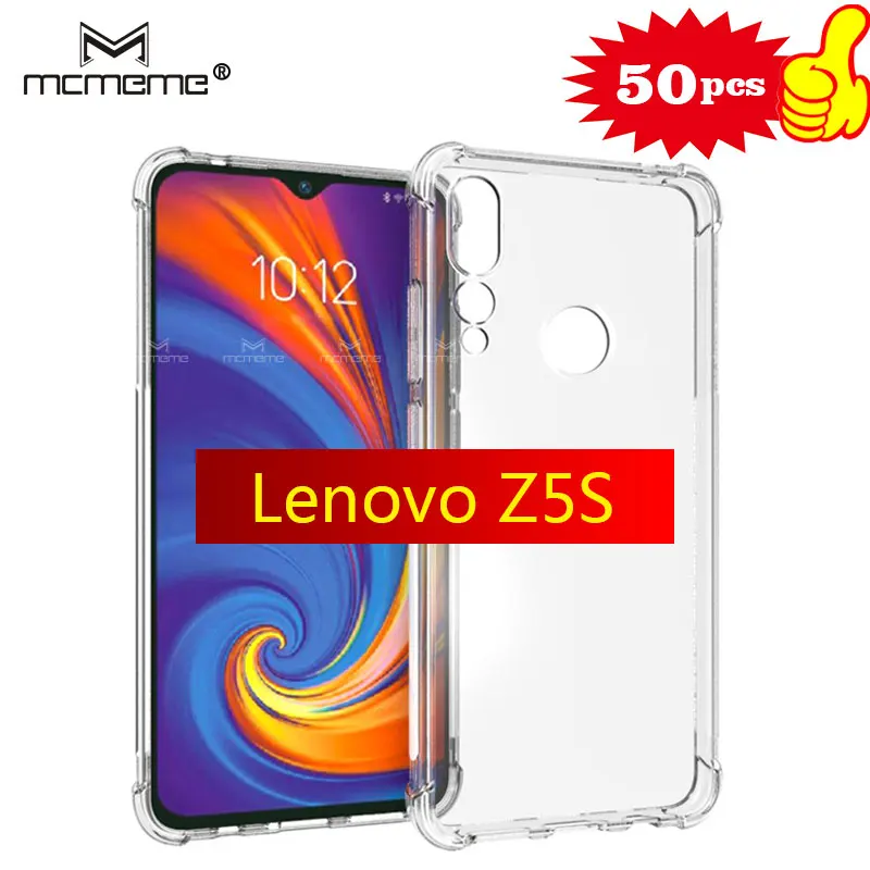 Для lenovo Z5S z5 s чехол противоударный Прозрачный мягкий силиконовый защитный чехол ТПУ силиконовый чехол для телефона для lenovo Z5S L78071 чехол для телефона