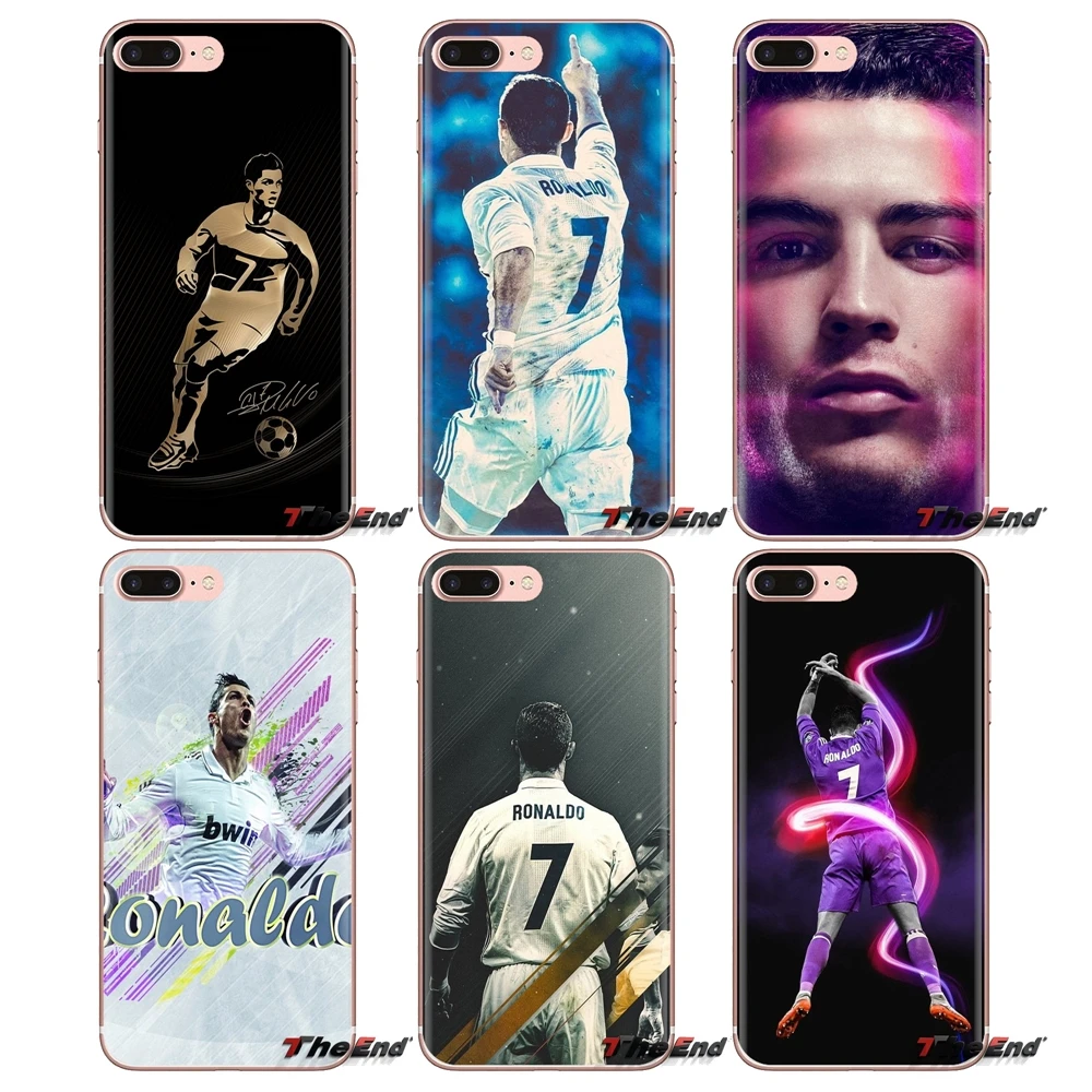 

For Huawei G7 G8 P7 P8 P9 P10 P20 P30 Lite Mini Pro P Smart Plus 2017 2018 2019 Cristiano Ronaldo 7 TPU Transparent Cases Covers
