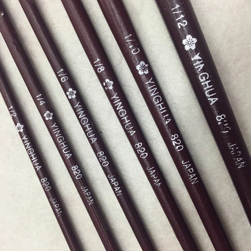 6PCSset Professional Imported Nylon Hair Artist Paint Brushes Set for Artist Watercolor Drawing Acrylic Oil Painting Tools  (3)