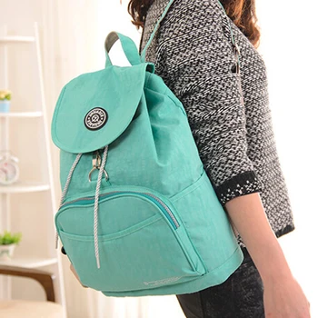 

JIN QIAO ER Women bag Waterproof Female Casual Solid Multicolor For Travel Shopping Bag Women's bags