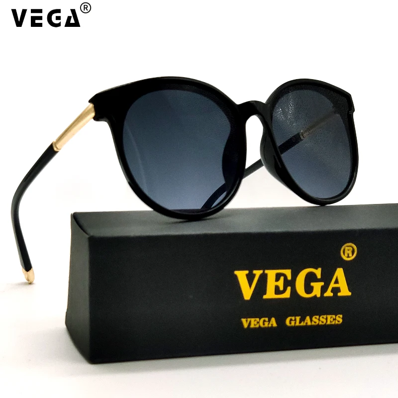 

VEGA Eyewear Fashion Oval Oversized Sunglasses Women Cat Eye Glasses Ladies Big Mirrored Sun glasses Cateye 2019 225