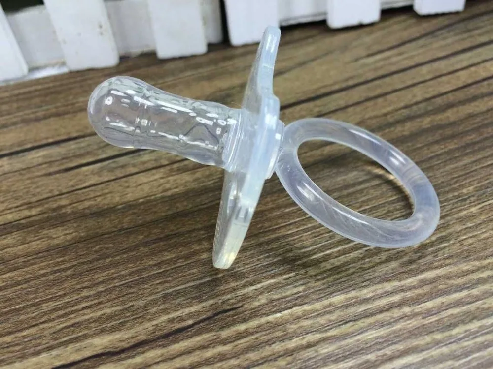 Cuidados em Forma de Borboleta de Silicone Ferramenta de Treinamento Bebê Chupeta Cabeça Redonda Suave Segurança 10 Pçs - Lote Mix 7*4cm Top 3 7*4cm Bebê Chupeta Cuidados Em Forma de