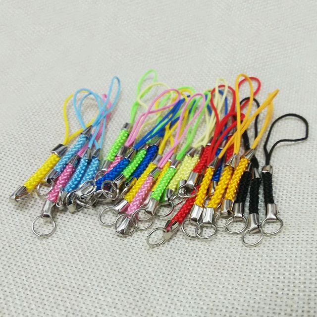 10X Cell Phone Lanyard Cords Strap Lariat DIY with Double Loop Split Ring