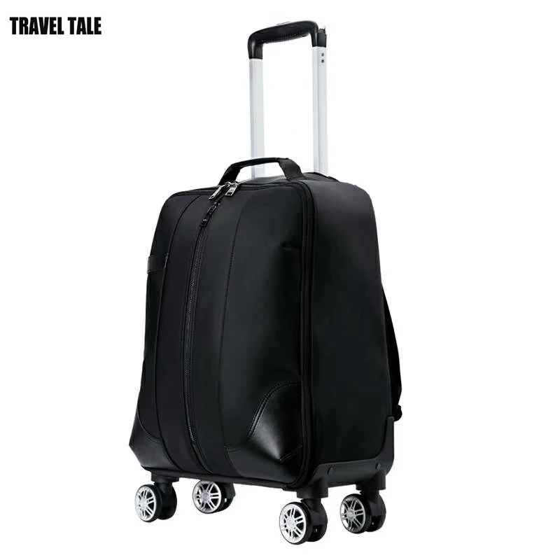 TRAVEL TALE 18 inch women spinner hand luggage trolley light travel