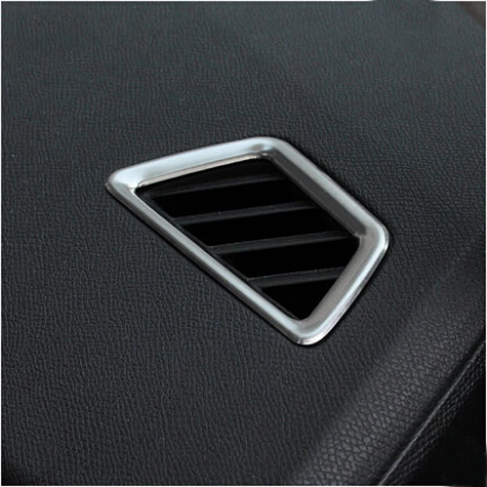 Stainless Steel Car Front Air Conditioner Outlet Decoration Cover Styling Fit For 2017 Peugeot 5008 3008 GT Accessories | Автомобили и