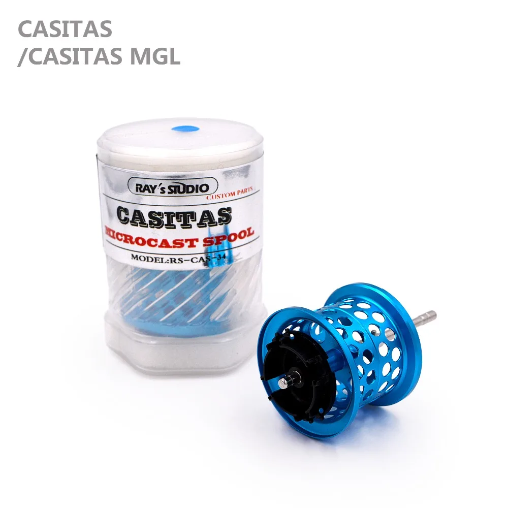 

1 pcs DIY reel spool for S brand CASITAS / CASITAS MGL casting reel (non original spools) weight 10.3g with spool barrel