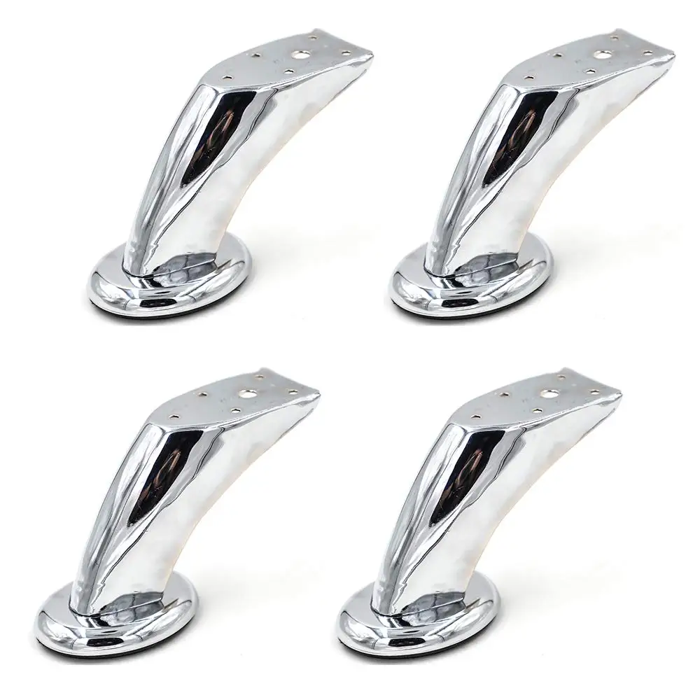 Us 22 88 4pcs Chrome Metal Sofa Leg Replacement Chairs Wardrobe Feet Strong Chair 120mm In Furniture Legs From On Aliexpress