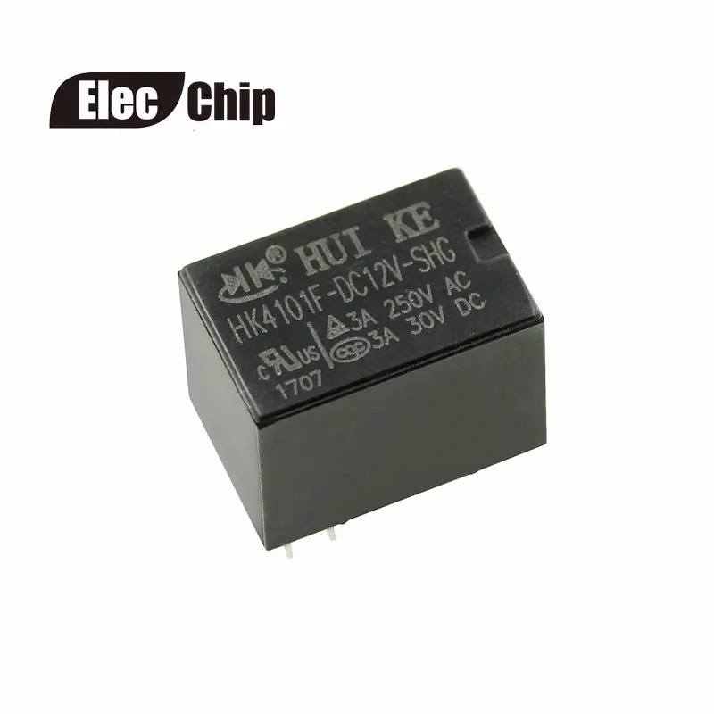 

10PCS Section Signal Relay HK4101F HK4101F-DC12V-SHG 3A 250VAC 5pin