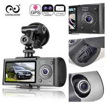 Chonchow двойной тире Камера Видеорегистраторы для автомобилей X3000 R300 GPS Видеорегистраторы для автомобилей S автомобиля Камера видеорегистратор Регистраторы регистраторы приборной панели Портативный Регистраторы