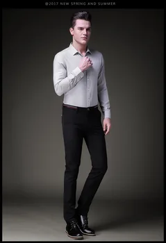 

BOAO 2020 summer men's casual pants Cultivate one's morality pants Fashion elastic black trousers