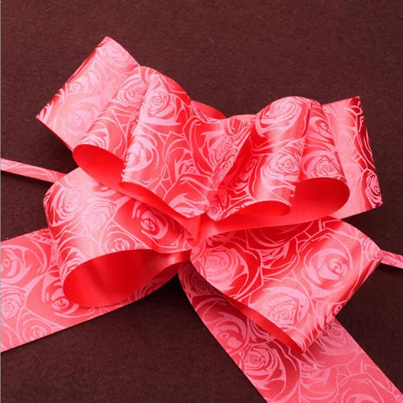 Buy 50pcs/lot Gift Box Streamers Bow Knot Silk Ribbon