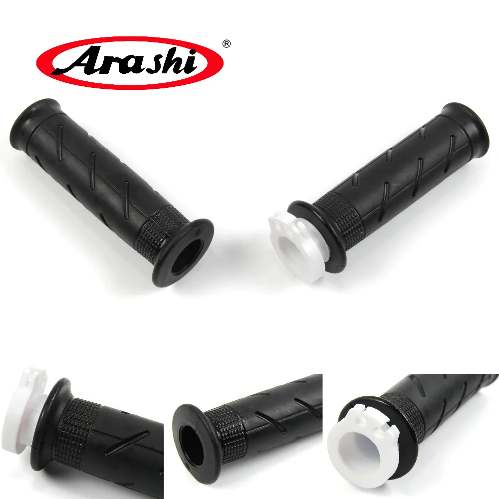 Arashi Handlebar Grips Motorcycle Soft Rubber Handle Grip Protectors
