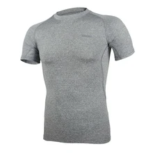 Удобные мужские дышащие спортивные для бега футболки Фитнес Футболка Топ одежда много цветов