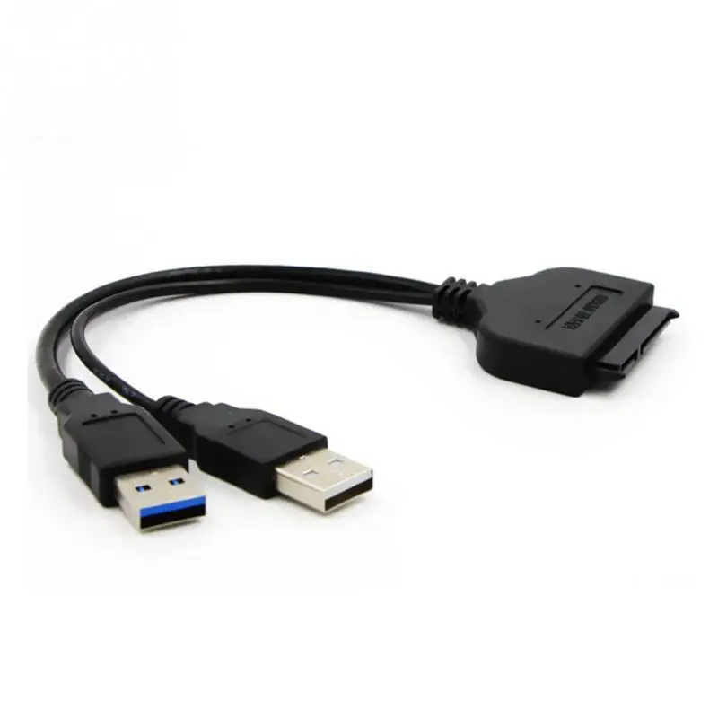 

Super Speed USB 3.0 to 2.5" SATA III Hard Drive Adapter Cable External USB Power for 2.5'' SATA III SSD HDD Hard Disk Drive