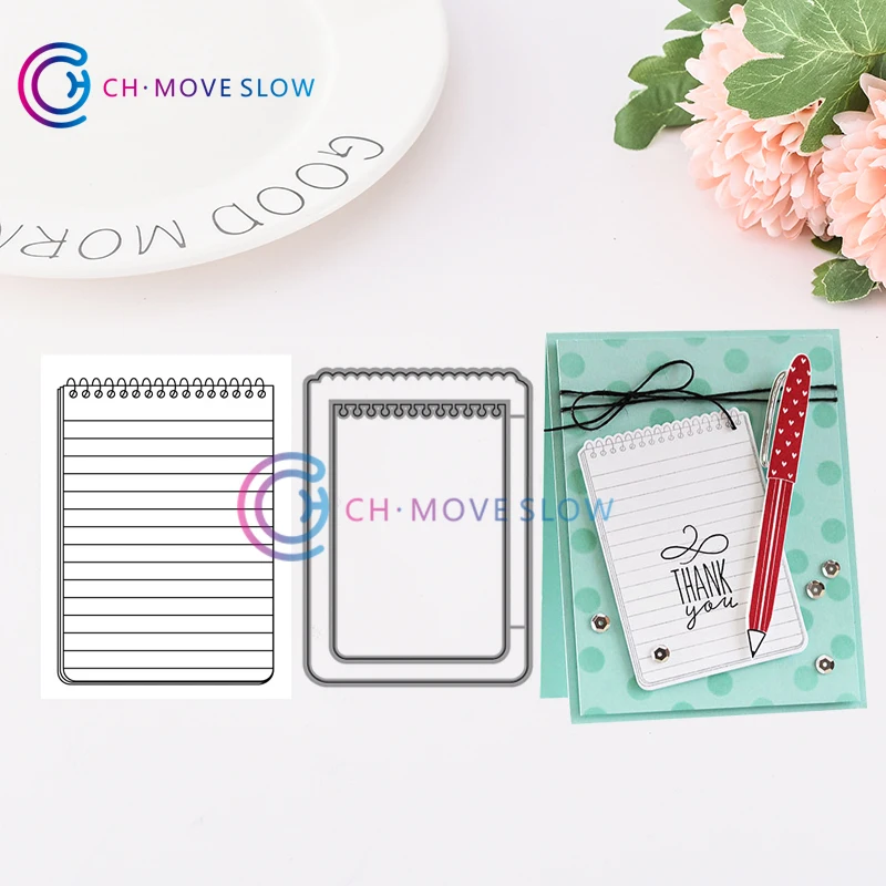 Трафарет CH Ink It In Notebook металлический штамп вырубные штампы для скрапбукинга
