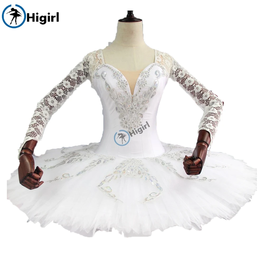 GIRLS Pro SWAN LAKE white BLUE Ballet Tutu Dance Dress Platter Costume lot