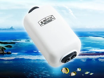

Super Quiet 2.5W Powerful Aquarium Air Pump for Fish Tank Water Oxygenation Pump Euiqpped with Tube, Bubble Stove