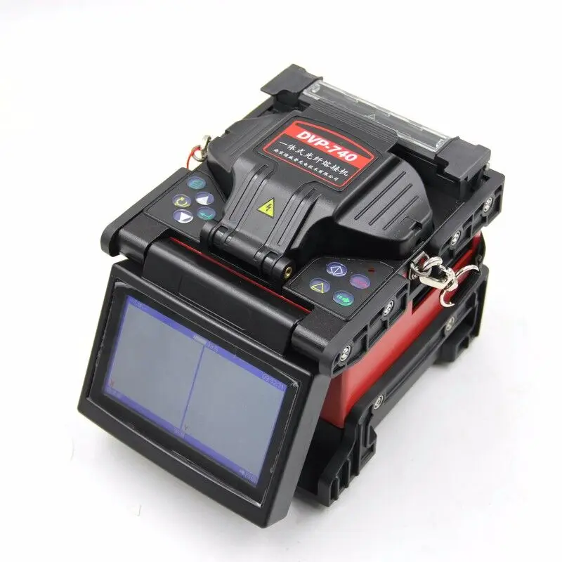 Maquina de fusao DVP-740 Fusion Splicer Волоконно-оптическая сплайсинговая машина с английским, китайским, русским, испанским, португальский