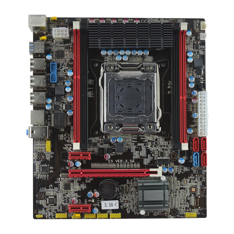 

Free shipping 100% OEM New X79 3.5A-C LGA 2011 DDR3ECC for E5-2660 E5-2670 cpu All-Solid X79 Server Desktop Motherboard