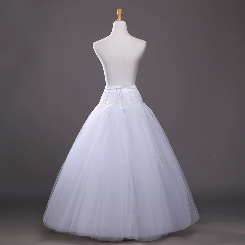 4-layers-Tulle-Hot-Underskirt-Slip-Wedding-Accessories-Chemise-Without-Hoops-For-Wedding-Dress-Petticoat-Crinoline (2)