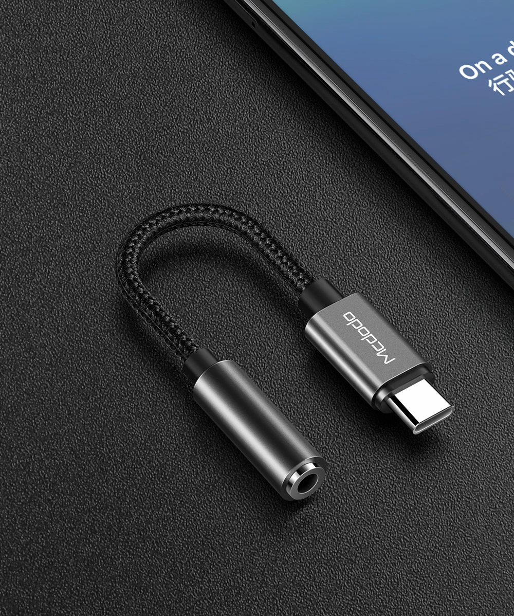 Mcdodo type C 3,5 Jack наушники USB C до 3,5 мм AUX аудио адаптер наушники конвертер для huawei mate 20 pro Xiaomi Mi 6 8 кабель